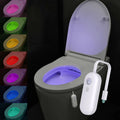Lampka Nocna do Toalety z Czujnikiem Ruchu – 8 Kolorów RGB